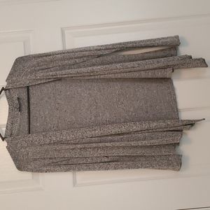 Gray women's cardigan